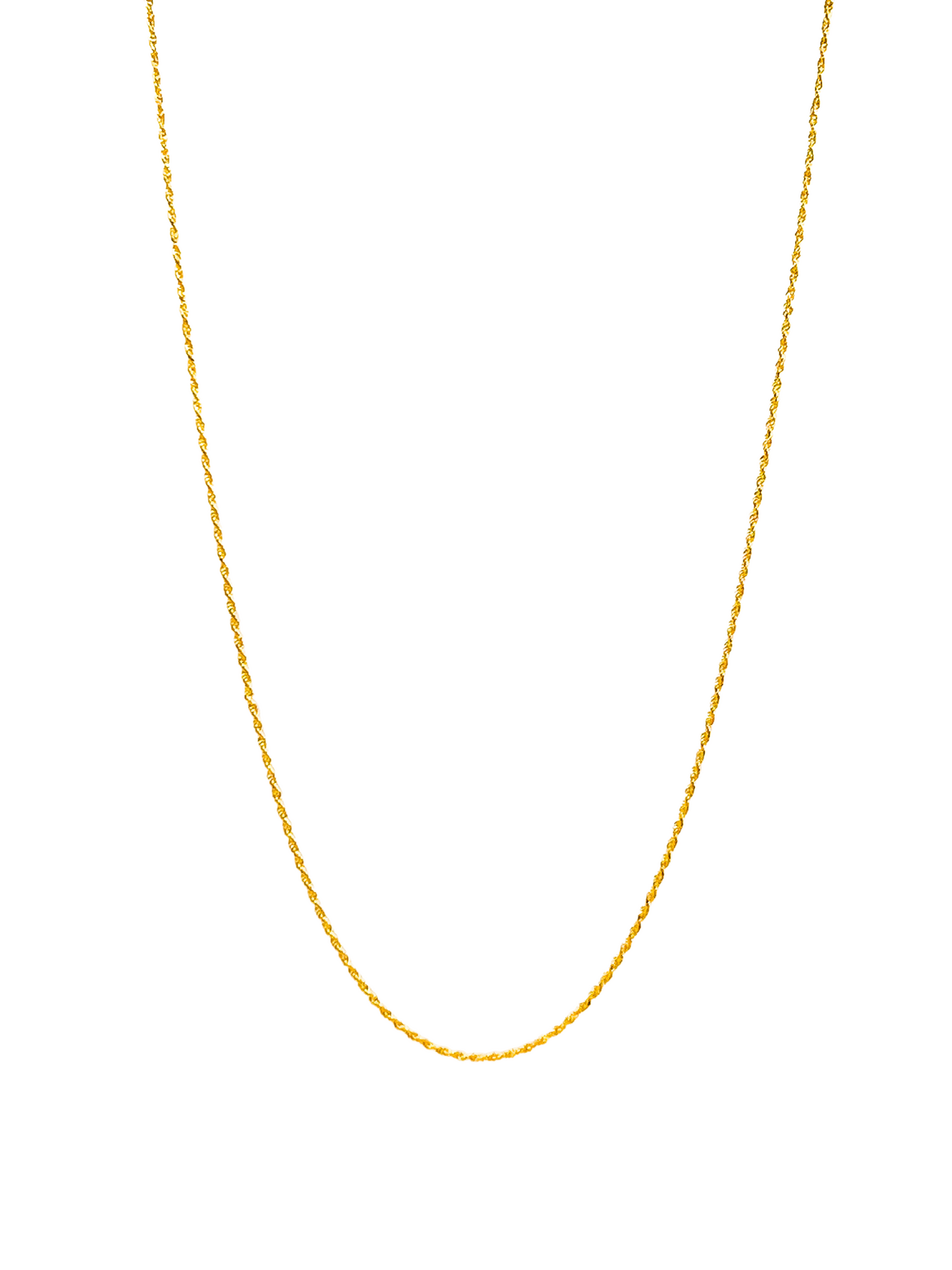 Diamond Rope Chain Necklace