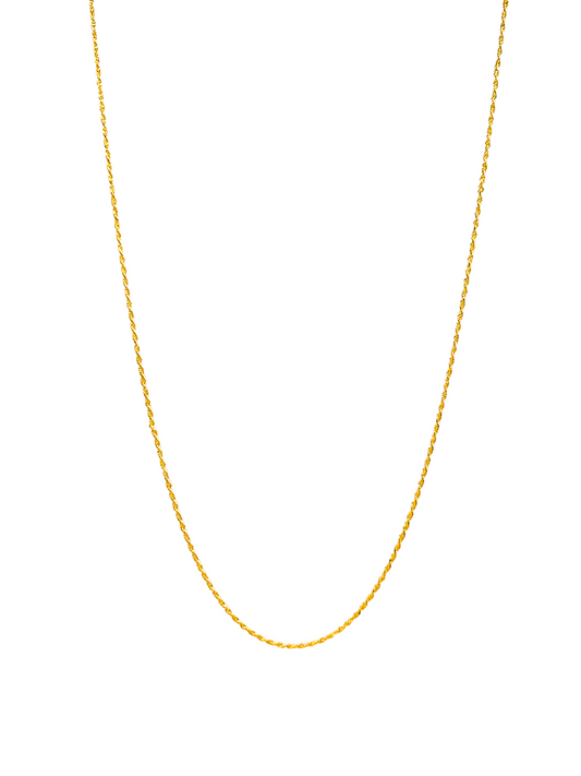 Diamond Rope Chain Necklace