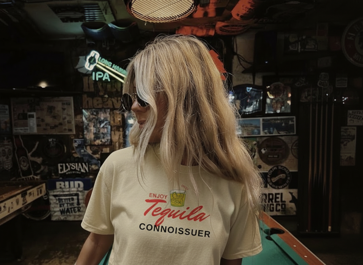 Tequila Connoisseur Crop Tee