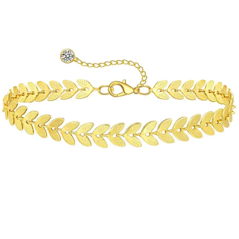 Leaf Chain Bracelet